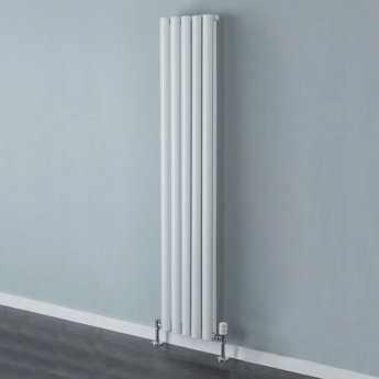 EcoRad Concept Double Vertical Designer Radiator 1820mm H x 300mm W - White