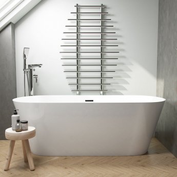 Delphi Lugano Double Ended Freestanding Bath 1700mm x 800mm - 0 Tap Hole