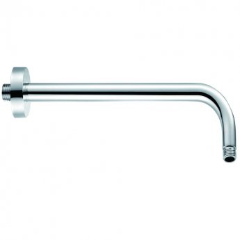 Delphi Round Wall Mounted Shower Arm 300mm Length - Chrome