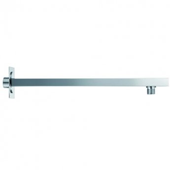 Delphi Square Wall Mounted Shower Arm 300mm Length - Chrome