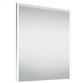 Delphi Padua LED Strip Bathroom Mirror with Demister Pad 800mm H x 600mm W