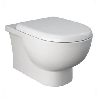 Delphi Tilly Wall Hung Rimless Toilet 550mm Projection - Soft Close Seat