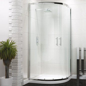 Delphi Vodas 6+ 2-Door Quadrant Shower Enclosure - 6mm Glass