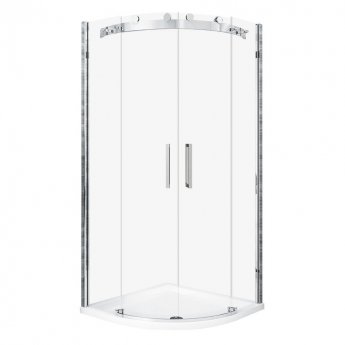 Delphi Vodas 8 Frameless 2-Door Quadrant Shower Enclosure 900mm x 900mm - 8mm Glass