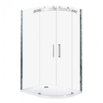 Delphi Vodas 8 Frameless 2-Door Offset Quadrant Shower Enclosure 1200mm x 800mm - 8mm Glass