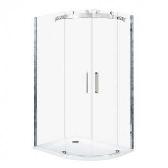 Delphi Vodas 8 Frameless 2-Door Offset Quadrant Shower Enclosure 1200mm x 900mm - 8mm Glass