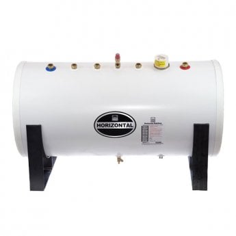 Telford Tempest Unvented Horizontal Indirect Stainless Steel Hot Water Cylinder 125 Litre