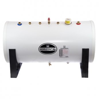 Telford Tempest Unvented Horizontal Indirect Stainless Steel Hot Water Cylinder 400 Litre