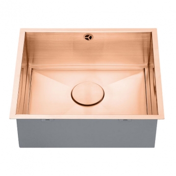 The 1810 Company Axixuno 450U 1.0 Bowl Undermount Kitchen Sink - Copper | Product Image