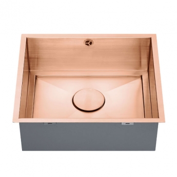 The 1810 Company Axixuno 450U 1.0 Bowl Quartz Undermount Kitchen Sink - Copper | Product Image