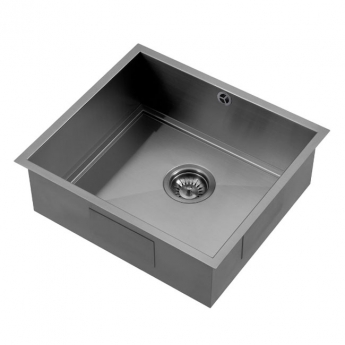 The 1810 Company Axixuno 450U 1.0 Bowl Stainless Steel Undermount Kitchen Sink 490mm x 440mm | Product Image
