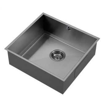 The 1810 Company Axixuno 450U 1.0 Bowl Stainless Steel Quartz Undermount Kitchen Sink 480mm x 450mm | Product Image