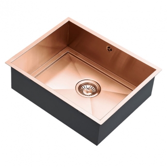 The 1810 Company Axixuno 500U 1.0 Bowl Stainless Steel Quartz Undermount Kitchen Sink 530mm x 450mm | Product Image