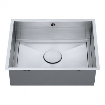 The 1810 Company Axixuno 500U 1.0 Bowl Quartz Undermount Kitchen Sink - Stainless Steel | Product Image