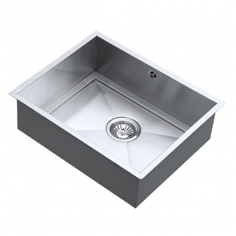 The 1810 Company Axixuno 500U 1.0 Bowl Quartz Undermount Kitchen Sink - Stainless Steel | Product Image