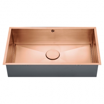 The 1810 Company Axixuno 700U 1.0 Bowl Undermount Kitchen Sink - Copper