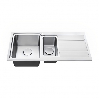 The 1810 Company Bordouno 150i 1.5 Bowl Kitchen Sink - Left Handed