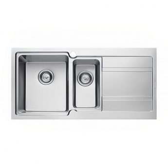 The 1810 Company Bordouno 150i 1.5 Bowl Kitchen Sink - Left Handed