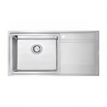 The 1810 Company Bordouno 100i 1 Bowl Kitchen Sink - Left Handed