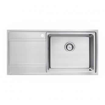 The 1810 Company Bordouno 100i 1 Bowl Kitchen Sink - Right Handed