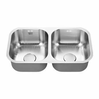 The 1810 Company Etroduo 340/340U 2.0 Bowl Undermount Kitchen Sink - Stainless Steel