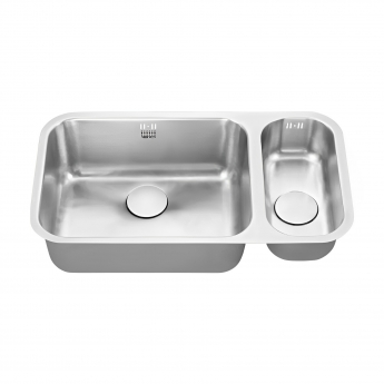 The 1810 Company Etroduo 535/191U 1.5 Bowl Undermount Kitchen Sink - Left Handed