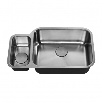 The 1810 Company Etroduo 781/450U 1.5 Bowl Undermount Kitchen Sink - Right Handed | Product Image