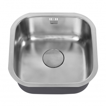 The 1810 Company Etrouno 400U 1.0 Bowl Undermount Kitchen Sink - Stainless Steel
