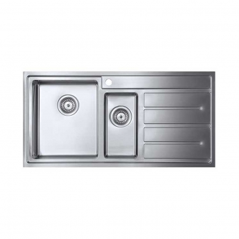 The 1810 Company Forzaduo 150i 1.5 Bowl Kitchen Sink - Left Handed