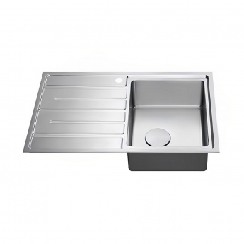 The 1810 Company Forzauno 800i 1.0 Bowl Kitchen Sink - Right Handed