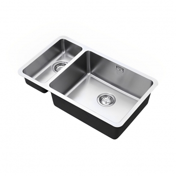 The 1810 Company Luxsoplusduo25 180/500U 1.5 Bowl Undermount Kitchen Sink - Right Handed | Product Image