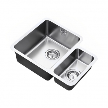 The 1810 Company Luxsoplusduo25 340/160U 1.5 Bowl Undermount Kitchen Sink - Left Handed | Product Image
