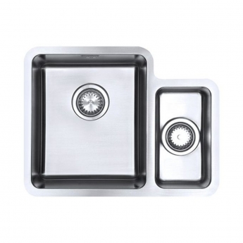 The 1810 Company Luxsoplusduo25 340/160U 1.5 Bowl Undermount Kitchen Sink - Left Handed | Product Image