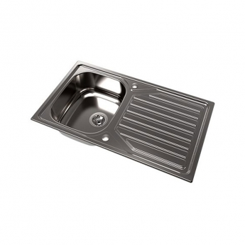The 1810 Company Veloreuno 860i 1.0 Bowl Kitchen Sink - Stainless Steel