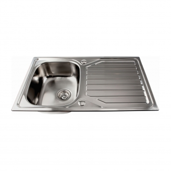 The 1810 Company Veloreuno 860i 1.0 Bowl Kitchen Sink - Stainless Steel
