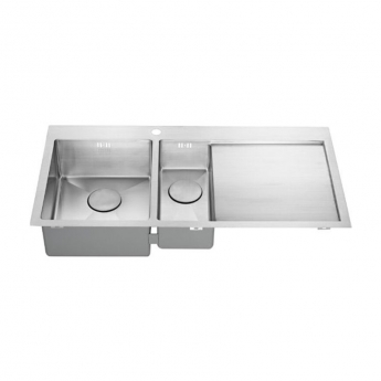The 1810 Company Zenduo15 6 I-F 1.5 Bowl Kitchen Sink - Left Handed