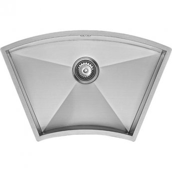The 1810 Company Zenuno 675U CURVE 1.0 Bowl Undermount Kitchen Sink - Stainless Steel