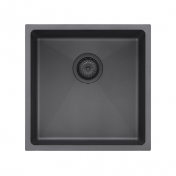 The 1810 Company Zenuno15 400U 1.0 Bowl Undermount Kitchen Sink - Gun Metal | Product Image