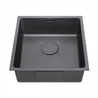 The 1810 Company Zenuno15 400U 1.0 Bowl Undermount Kitchen Sink - Gun Metal | Product Image