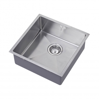 The 1810 Company Zenuno15 400U 1.0 Bowl Stainless Steel Undermount Kitchen Sink 440mm x 440mm | Product Image