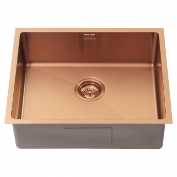 The 1810 Company Zenuno15 500U 1.0 Bowl Undermount Kitchen Sink - Copper