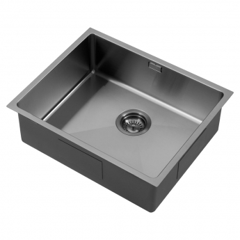 The 1810 Company Zenuno15 500U 1.0 Bowl Undermount Kitchen Sink - Gun Metal | Product Image