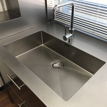 The 1810 Company Zenuno15 700U DEEP 1.0 Bowl Undermount Kitchen Sink - Stainless Steel