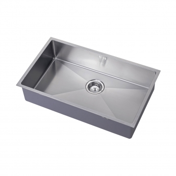 The 1810 Company Zenuno15 700U 1.0 Bowl Stainless Steel Undermount Kitchen Sink 440mm x 740mm | Product Image
