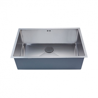 The 1810 Company Zenuno15 750U XXL DEEP 1.0 Bowl Undermount Kitchen Sink - Stainless Steel | Product Image