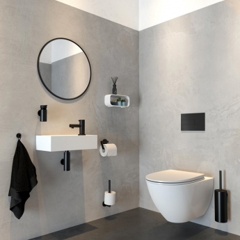 Tiger 2-Store Wall Tray/Shower Basket 250mm - White