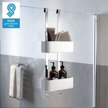 Tiger 2-Store Hanging Shower Caddy 250mm - White