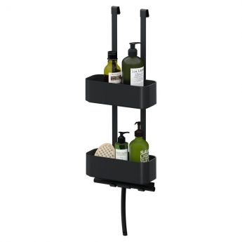 Tiger 2-Store Hanging Shower Caddy 250mm - Black