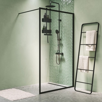 Tiger 2-Store Hanging Shower Caddy 250mm - Black