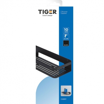 Tiger Caddy Shower Basket 320mm - Black